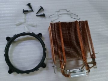 OneApple Copper Heat Sink with 9cm 3000RPM Fan – 12V - Image 4
