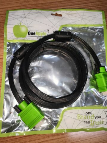 OneApple VGA TO VGA Cable – HD15 Pin Male-to-Male (1.8m) - Image 2
