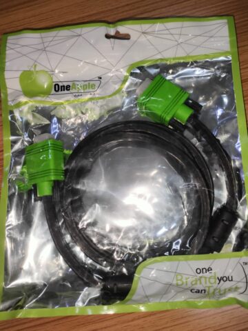 OneApple VGA TO VGA Cable – HD15 Pin Male-to-Male (1.8m) - Image 3