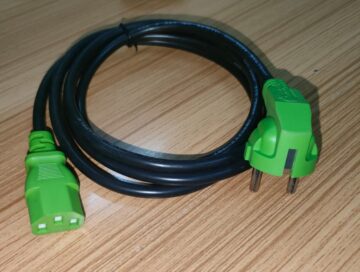OneApple Power Cable – 2-Pin Plug for UPS, LED, PC, Stabilizer, and More (1.8m)