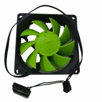 OneApple 8cm Cooling Fan – 12V, 4-Pin Molex & 3-Pin Connector