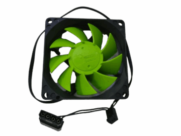 OneApple 8cm Cooling Fan – 12V, 4-Pin Molex & 3-Pin Connector