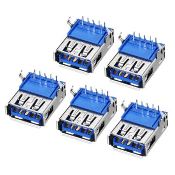 USB 3.0 Type-A Female 9-Pin PCB Jack Connector - Image 3